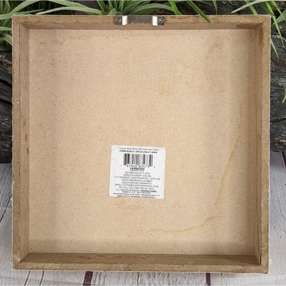 So Fresh & Clean 8x8 Bathroom Canvas Wall Art - Picture 2 of 7